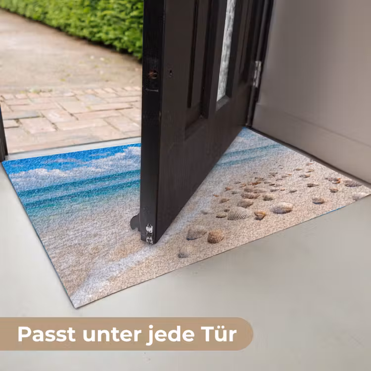 Schelpen - Strand - Natuur - Beige Deurmat klein -USP_DE