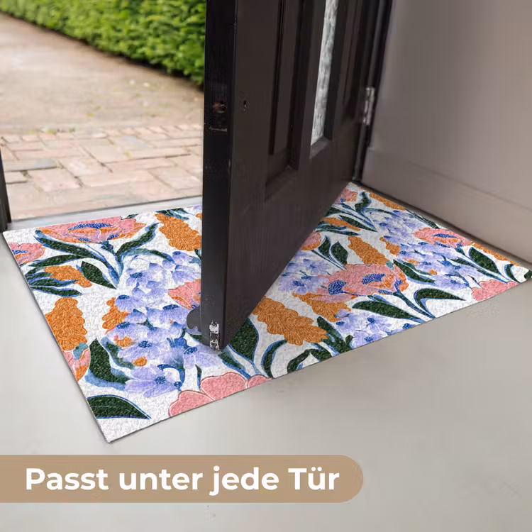 Patroon - Aquarel - Kleurrijk Deurmat klein 898 -USP_DE
