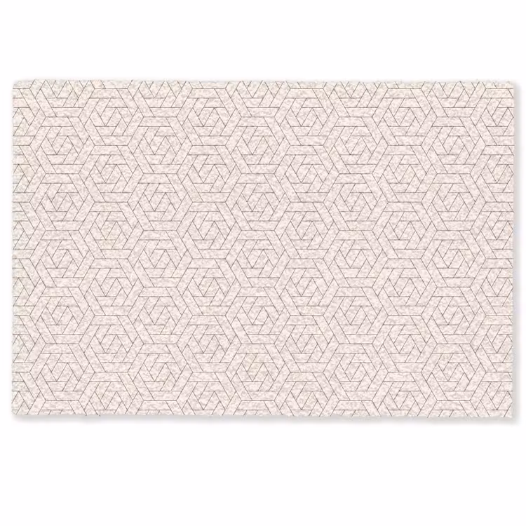 Patroon - Beige - Lijnen - Bruin Deurmat klein 898 -zkaufland3d