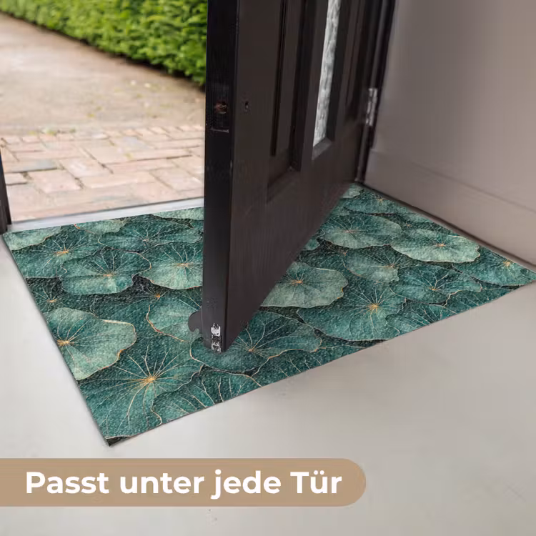Patroon - Bladeren - Groen Deurmat klein 898 -USP_DE