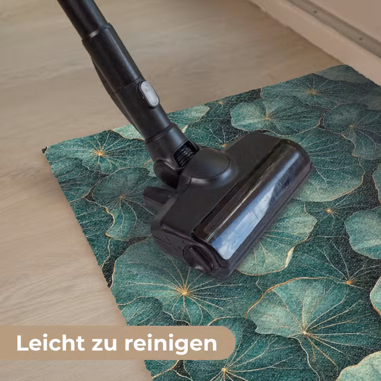 Patroon - Bladeren - Groen Deurmat klein 898 -reinigen_DE