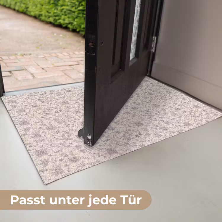 Patroon - Bloemen - Paars Deurmat klein 898 -USP_DE