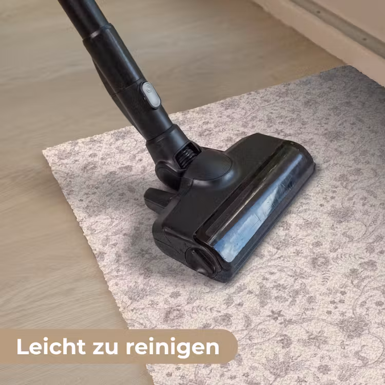 Patroon - Bloemen - Paars Deurmat klein 898 -reinigen_DE