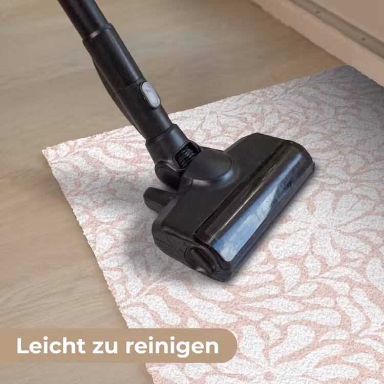 Patroon - Bloemen - Roze - Wit Deurmat klein 898 -reinigen_DE