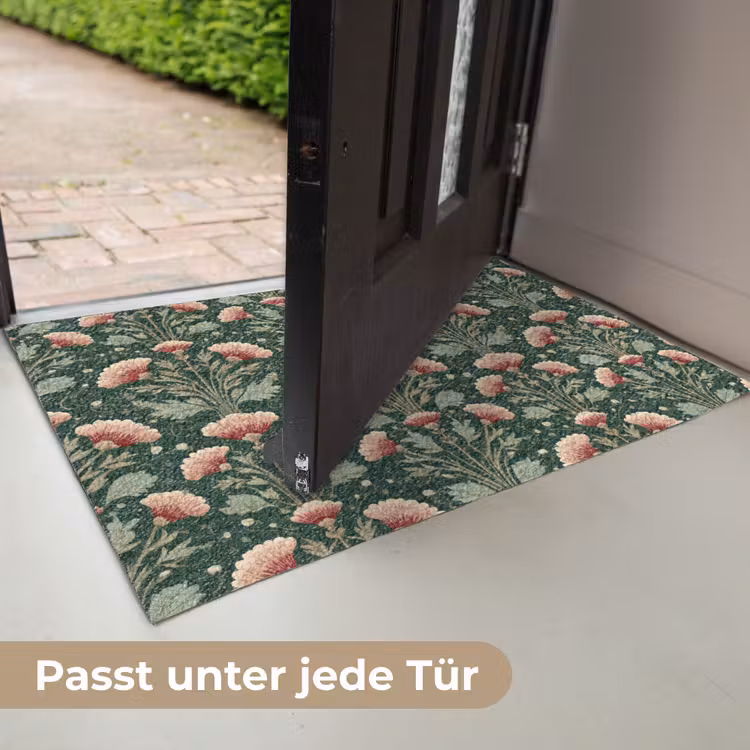 Patroon - Botanisch - Kleurrijk Deurmat klein 898 -USP_DE