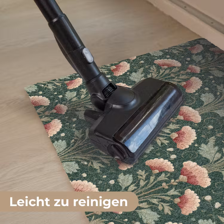 Patroon - Botanisch - Kleurrijk Deurmat klein 898 -reinigen_DE