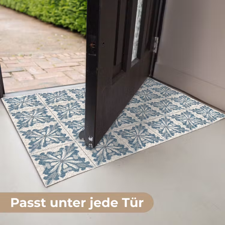 Dessin - Tegel - Blauw Deurmat klein 898 -USP_DE