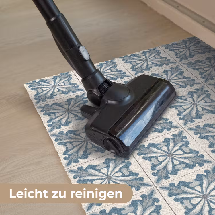 Dessin - Tegel - Blauw Deurmat klein 898 -reinigen_DE