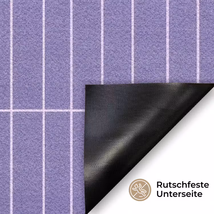 Patroon - Tegel - Lila Deurmat klein 898 -antislip_DE