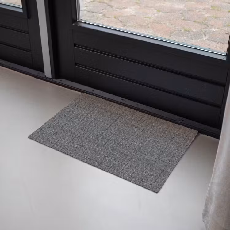 Patroon - Tegel - Grafiet - Grijs Deurmat klein 898 -sfeer2