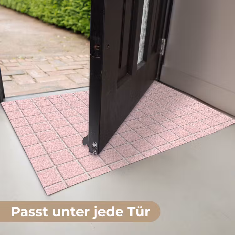 Patroon - Tegel - Pastelroze Deurmat klein 898 -USP_DE