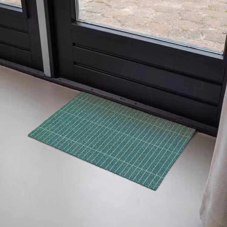 Patroon - Tegel - Saliegroen Deurmat klein 898 -sfeer2