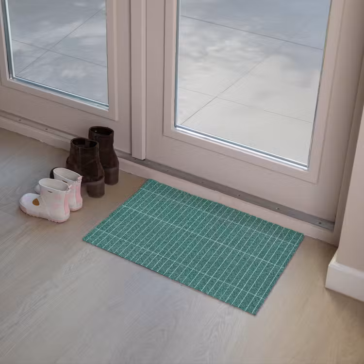 Patroon - Tegel - Saliegroen Deurmat klein 898 -sfeer3