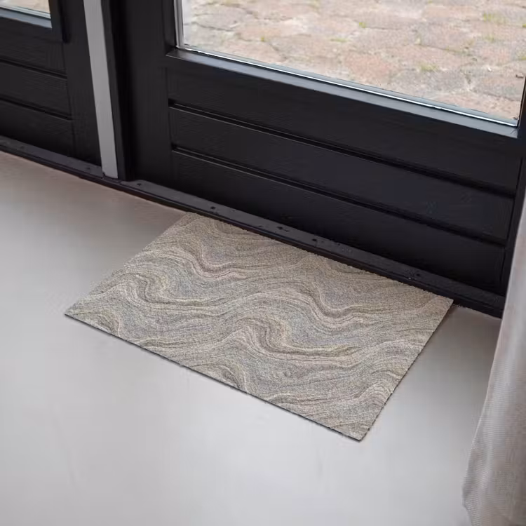 Patroon - Sereen - Paars - Groen Deurmat klein 898 -sfeer2