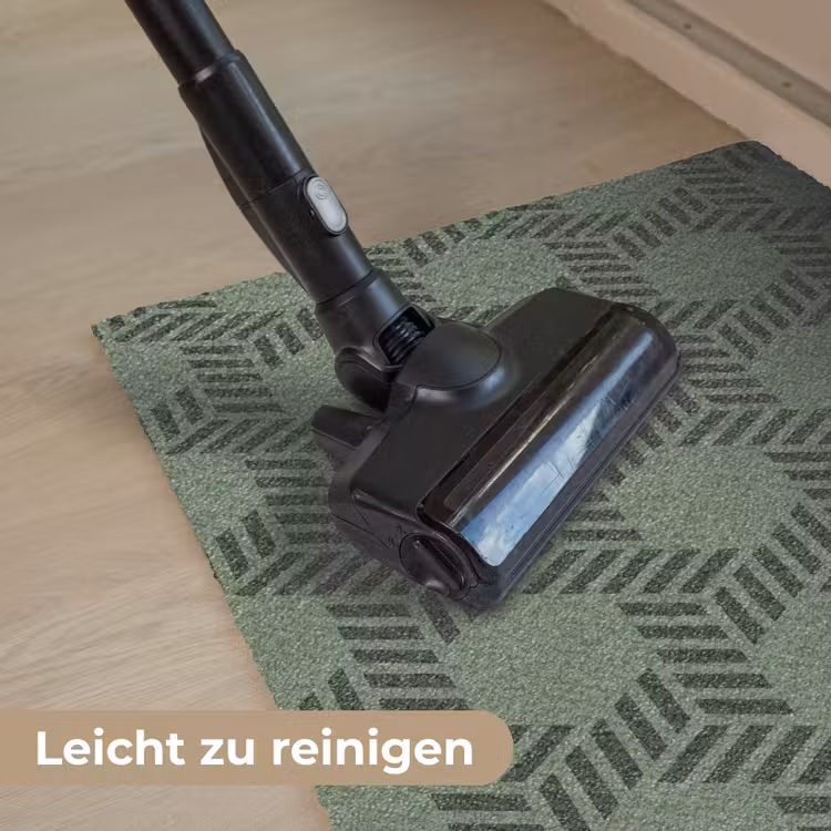 Patroon - Groen - Geometrisch Deurmat klein 898 -reinigen_DE