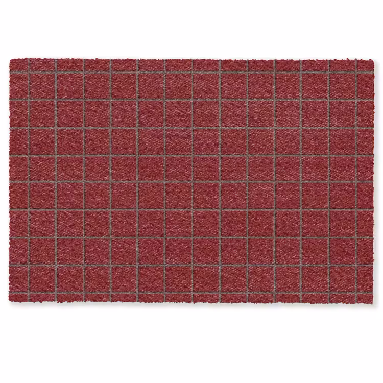 Patroon - Tegels - Burgundy Deurmat klein 898 -zkaufland3d