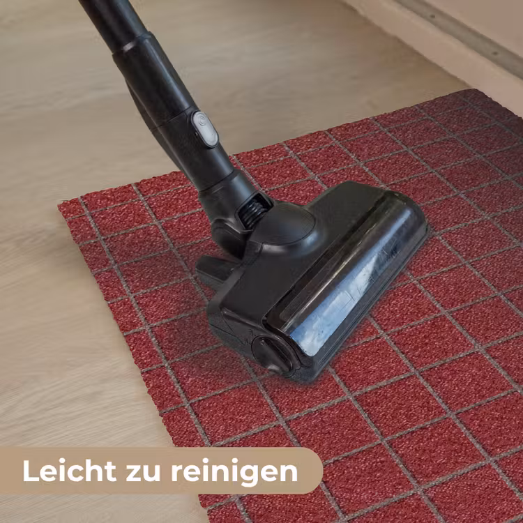 Patroon - Tegels - Burgundy Deurmat klein 898 -reinigen_DE