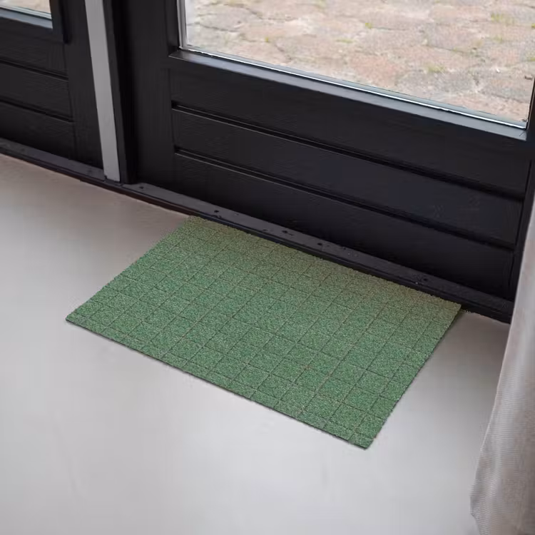 Patroon - Tegels - Groen Deurmat klein 898 -sfeer2
