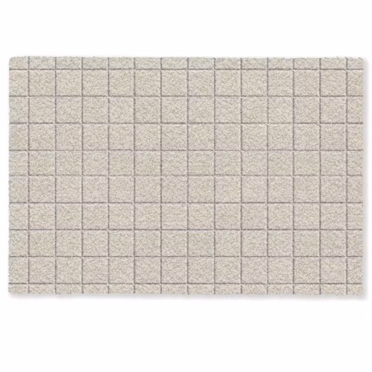 Patroon - Tegels - Taupe Deurmat klein 898 -zkaufland3d