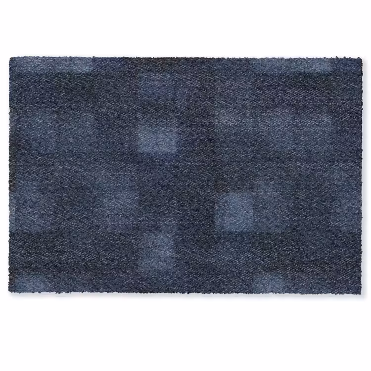 Patroon - Ruit - Marineblauw Deurmat klein 898 -zkaufland3d
