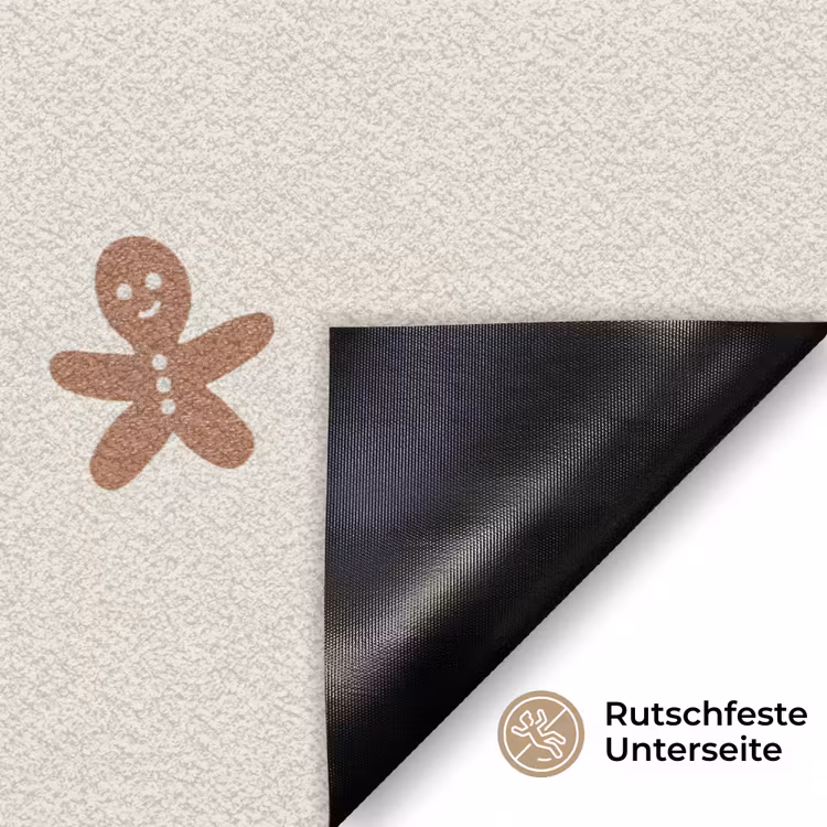 Patroon - Koekjes - Beige Deurmat klein 898 -antislip_DE