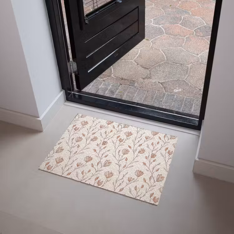 Patroon - Klassiek - Roze Deurmat klein 898 -sfeer5