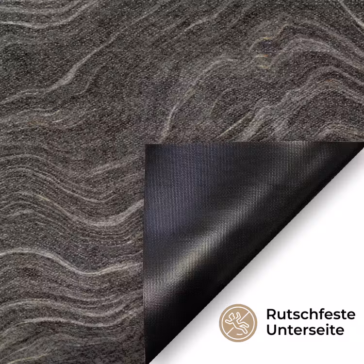 Patroon - Contrast - Antraciet Deurmat klein 898 -antislip_DE