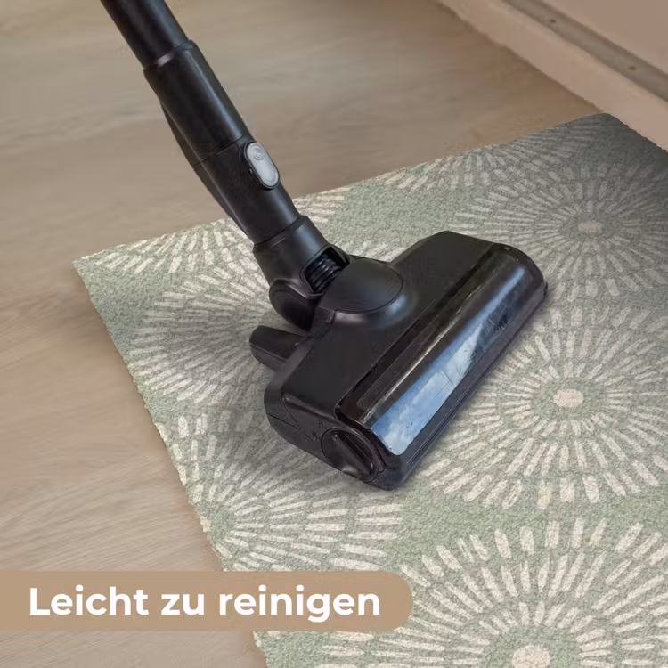 Patroon - Cirkels - Abstract - Modern - Groen Deurmat klein -reinigen_DE