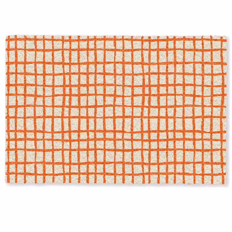 Patroon - Lijnen - Oranje Deurmat klein 898 -zkaufland3d