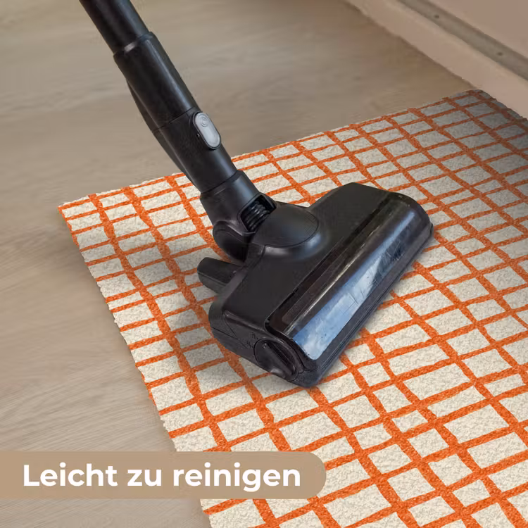 Patroon - Lijnen - Oranje Deurmat klein 898 -reinigen_DE