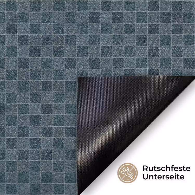 Patroon - Mozaïek - Groen Deurmat klein 898 -antislip_DE