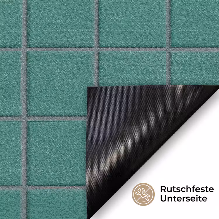Patroon - Patroon - Smaragd Deurmat klein 898 -antislip_DE