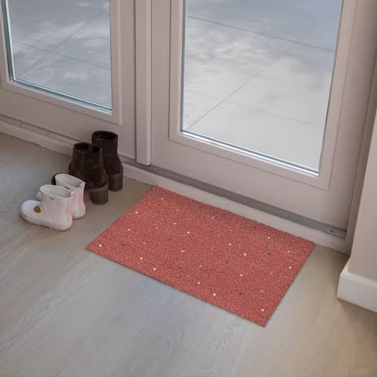 Patroon - Stippen - Rood Deurmat klein 898 -sfeer3