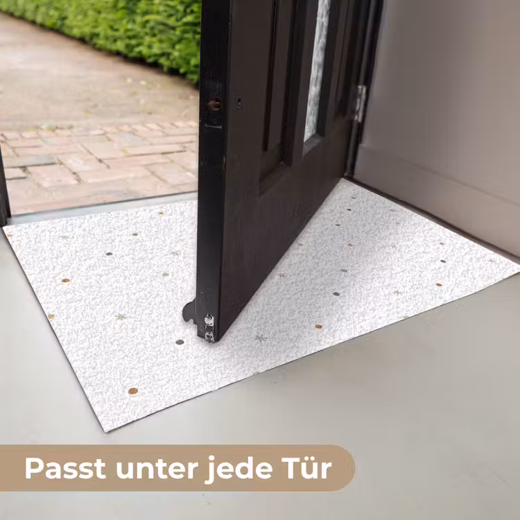 Patroon - Stippen - Sterren - Wit Deurmat klein 898 -USP_DE