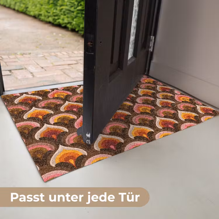 Patroon - Retro - Kleurrijk Deurmat klein 898 -USP_DE