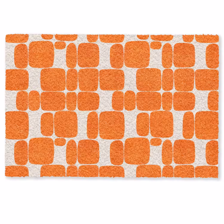 Patroon - Retro - Oranje Deurmat klein 898 -zkaufland3d