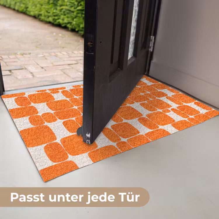Patroon - Retro - Oranje Deurmat klein 898 -USP_DE
