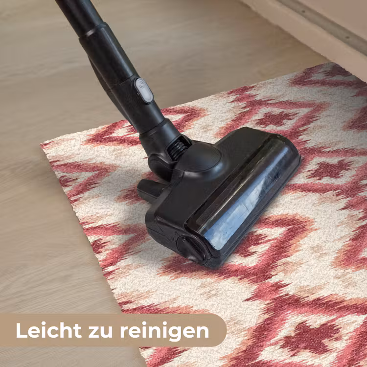 Patroon - Roze - Diamantvorm Deurmat klein 898 -reinigen_DE