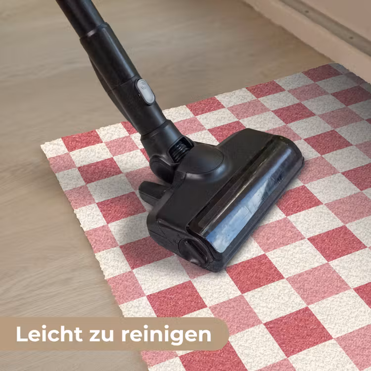 Patroon - Schaak - Roze Deurmat klein 898 -reinigen_DE