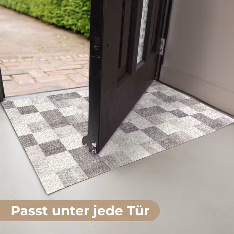 Patroon - Dambord - Houtnerf Deurmat klein 898 -USP_DE