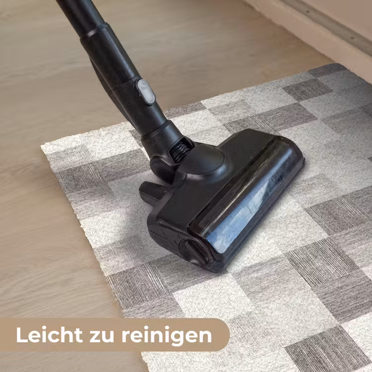 Patroon - Dambord - Houtnerf Deurmat klein 898 -reinigen_DE