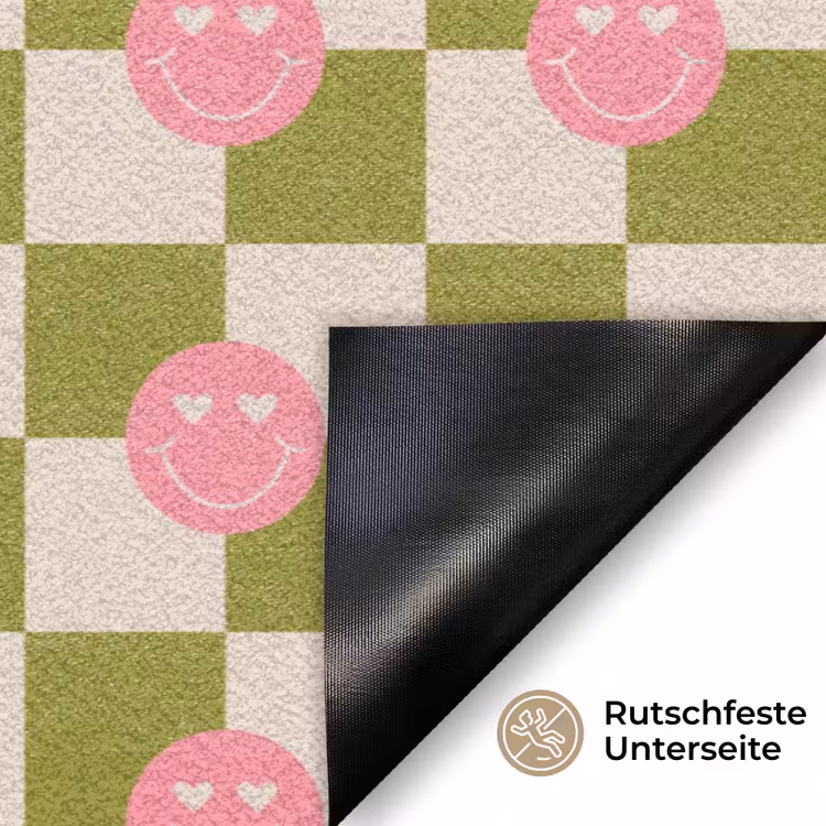 Patroon - Smileys - Blokken Deurmat klein 898 -antislip_DE