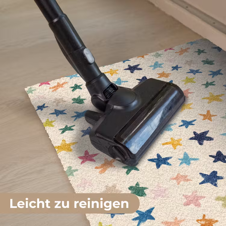 Patroon - Sterren - Kleurrijk Deurmat klein 898 -reinigen_DE