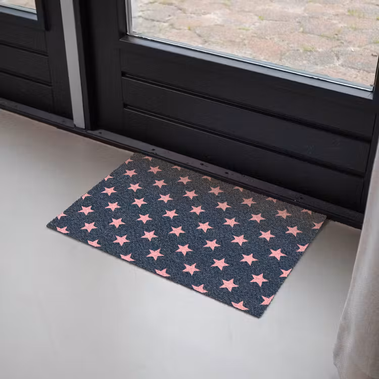 Patroon - Sterren - Roze Deurmat klein 898 -sfeer2