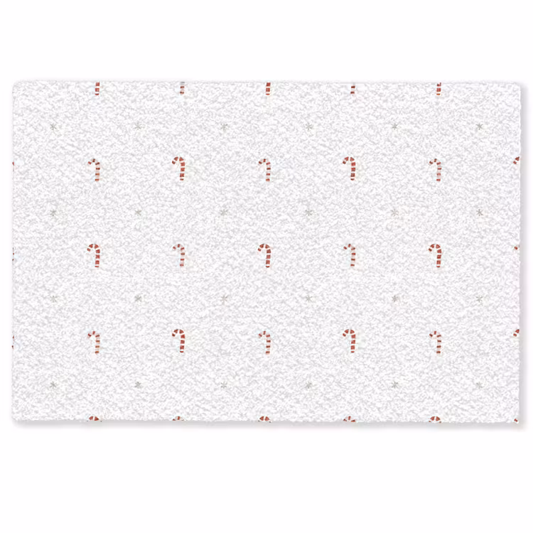 Patroon - Sterren - Zuurstok - Wit Deurmat klein 898 -zkaufland3d