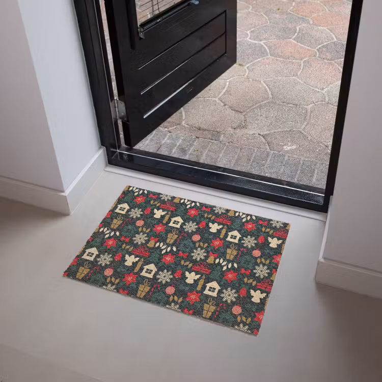Patroon - Kerst - Symbolen Deurmat klein 898 -sfeer5