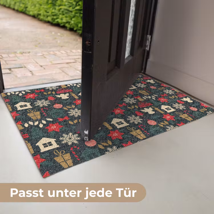 Patroon - Kerst - Symbolen Deurmat klein 898 -USP_DE