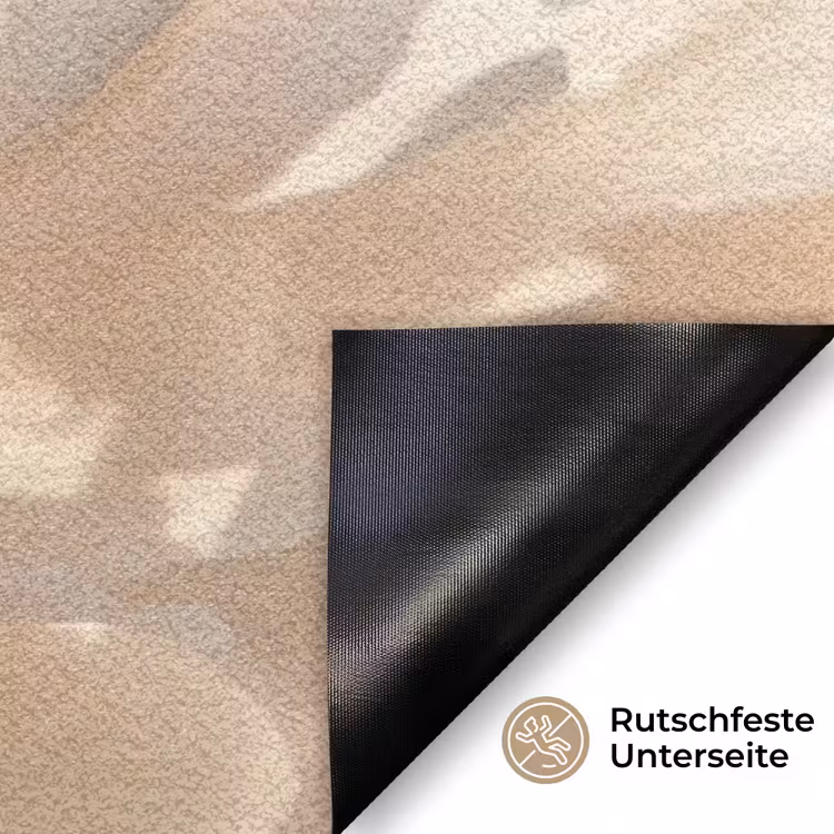 Close up - Pioenroos - Lichtroze Deurmat klein -antislip_DE