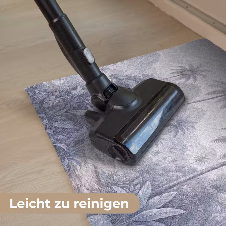 Natuur - Boom - Tropisch - Landschap - Blauw Deurmat klein -reinigen_DE