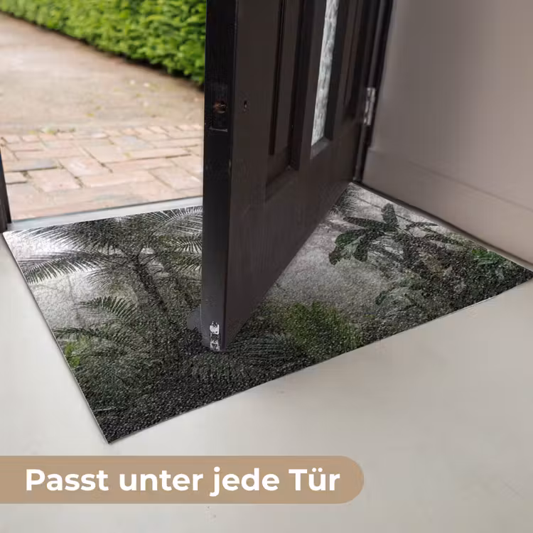 Natuur - Jungle - Mist - Groen - Bladeren Deurmat klein -USP_DE